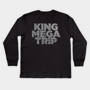 King Megatrip Neo Logo (dirt) Kids Long Sleeve T-Shirt